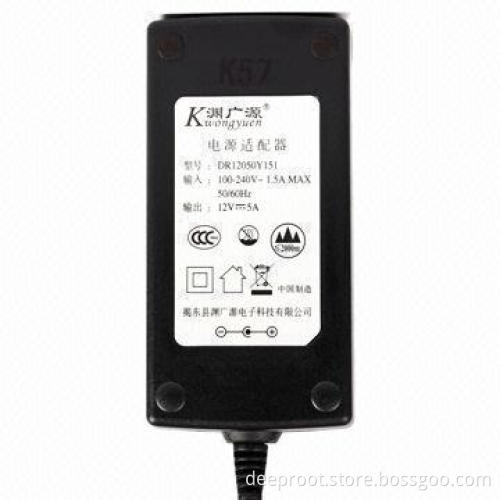 AC/DC Adapter for CCTV Cameras with 72W Maximum Output Power, CE and UL Certification
